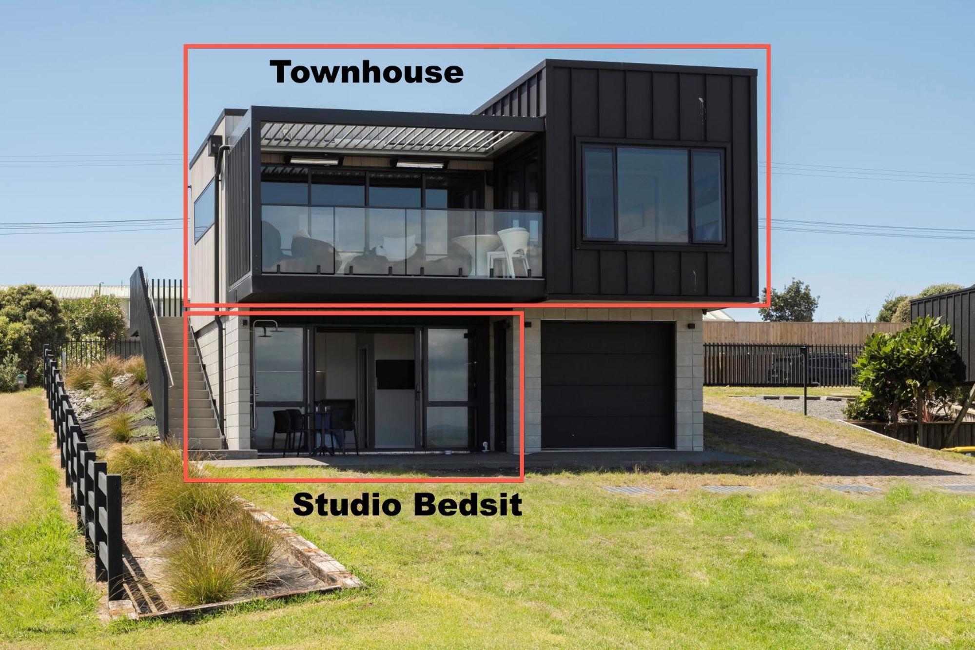 Pukehina Estuary Sunset Views Townhouse & Studio Exteriör bild